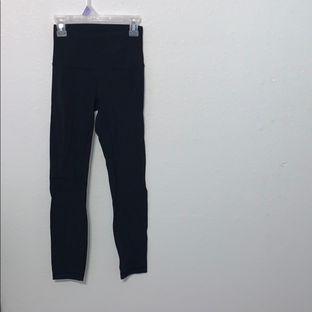 lululemon aligns size 2 black